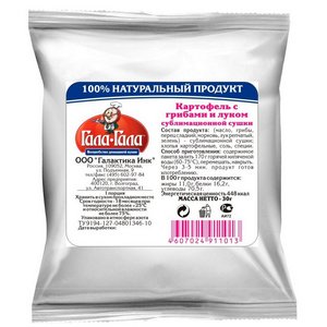 Картофель с грибами и луком